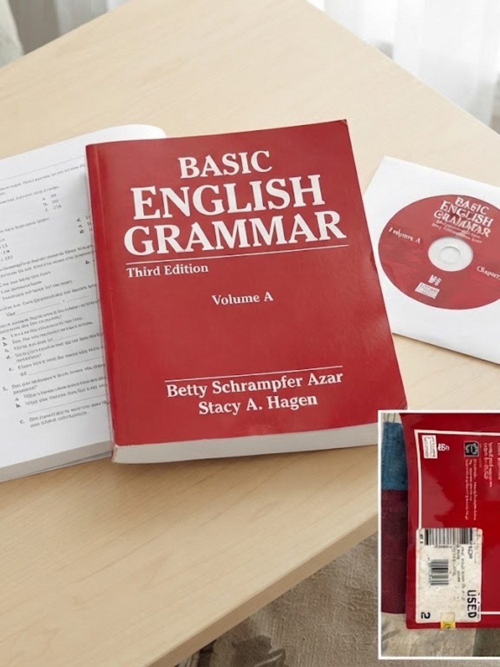 Basic English Grammar Volume A 3rd Ed w/ Audio CD Azar Hagen